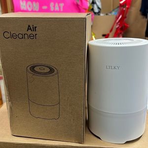 LTLKY HEPA Air Purifier for Bedroom,Compact Design,White,900S